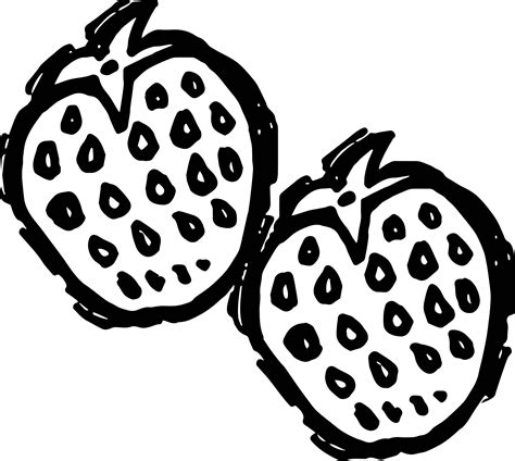 strawberry coloring page wecoloringpagecom