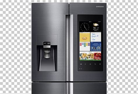 internet refrigerator samsung family hub srfbfh home appliance png