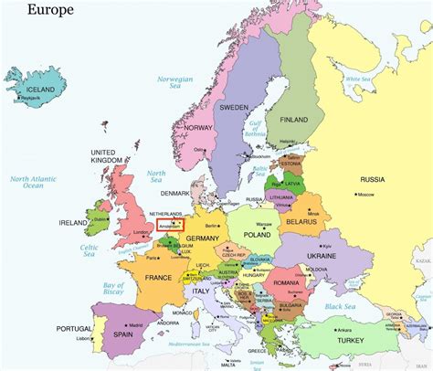 amsterdam map europe amsterdam   map  europe netherlands