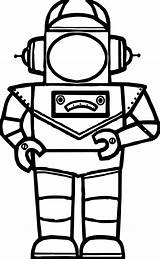 Robot Coloring Book Pages Template sketch template