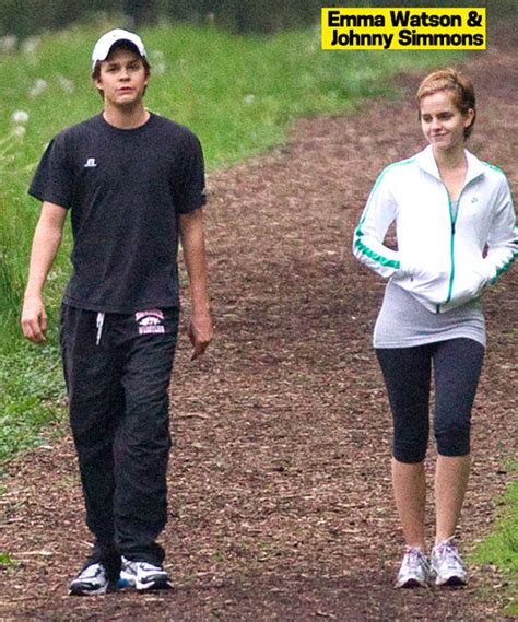 emma watson likes kind and well mannered guys — like johnny simmons