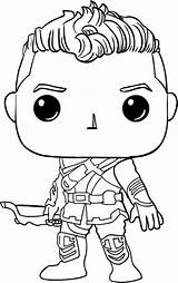 Funko Endgame Hawkeye Stampare Potter Popular Raskrasil sketch template