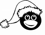 Christmas Hats Clipart Cartoon Santa Library Hat Clip sketch template