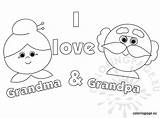 Grandma Grandpa Coloring Grandparents Pages Drawing Kids Grandad Grandparent Coloringpage Eu Cards Card Preschool Activities Number Colouring Printable Color Grandfather sketch template