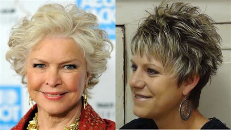 2019 short haircuts and hairstyles for older women over 50