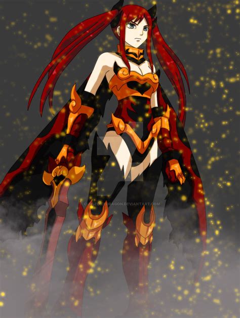 Erza Scarlet Flame Empress Armor By Cursedicedragon On