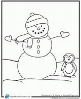 Snowman Template sketch template