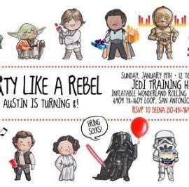 birthday card printable star wars party ideas  ideas star wars