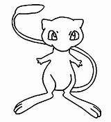 Coloring Pokemon Mew Pages Widescreen Drawings Disney Pikachu sketch template