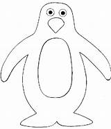 Printable Outline Penguins Kostiumy Przedszkolu Rysunki Zwierzęta Przedszkole Rękodzieło Szablon Pingwiny Pingwin sketch template