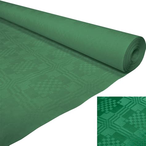 damast papieren tafelkleed groen op rol partycornernl