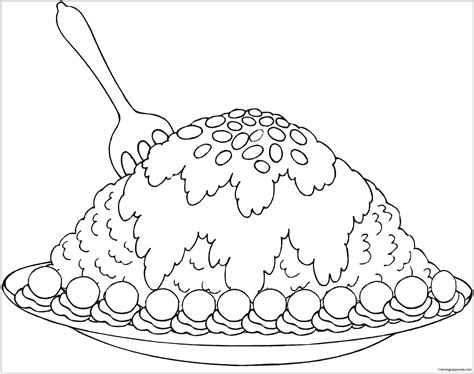 fabulous dessert coloring page  printable coloring pages