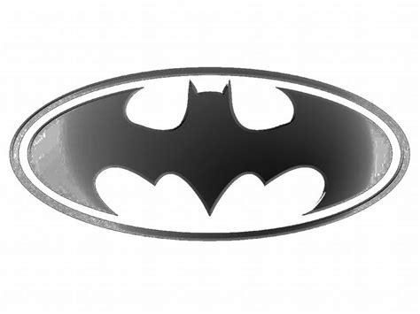 printable batman logo stencil clipart