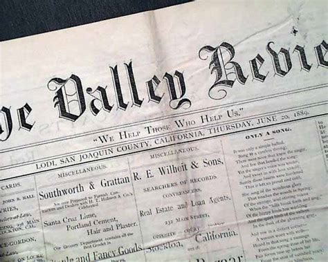 early lodi california newspaper rarenewspaperscom