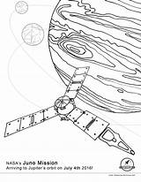 Coloring Pages Space Shuttle Juno Drawing Printable Direction Mission Smirnova Ekaterina Miss Friends Missions Getcolorings Getdrawings Nasa Jupiter Iss Cassini sketch template