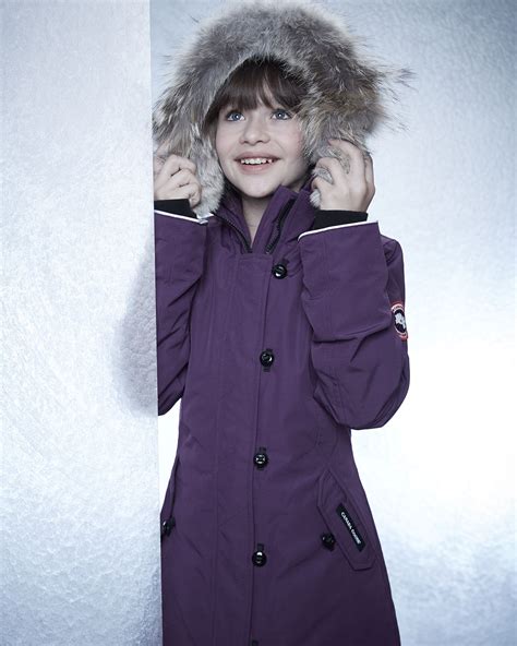 Canada Goose Youth Brittania Parka With Removable Fur Trim