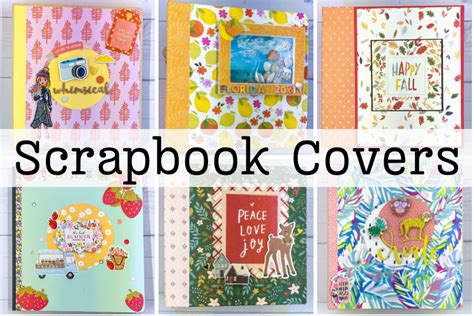 delightful scrapbook covers