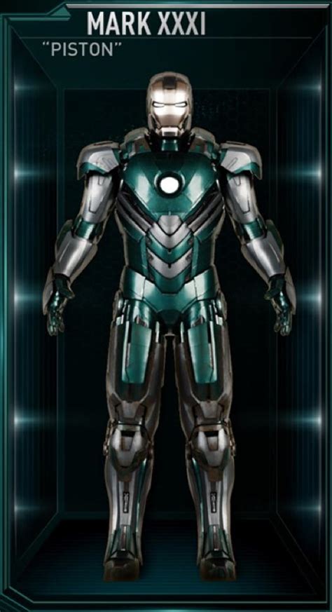 iron man armor mark xxxi marvel cinematic universe wiki fandom