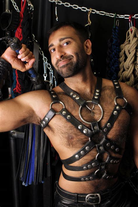 Black gay leather daddy