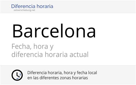 hora actual en barcelona españa província de barcelona