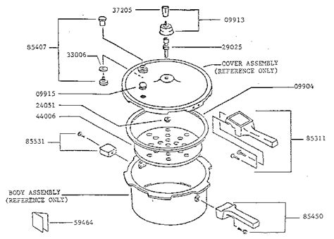 presto pressure cooker  quart parts model  sears partsdirect