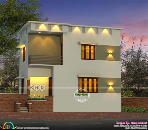 simple style  sq ft house design kerala home design  floor plans  dream houses