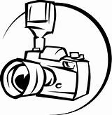 Camera Clipart Logo Dslr Library sketch template