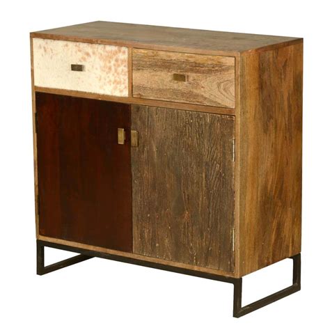 retro mango wood  standing  drawer kitchen buffet cabinet