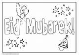 Coloring Pages Eid Kids Mubarak Ramadan Fitr Activity Colouring Printables Coloriage Card Ul Template Aid Children Islamic Activities Adha Easel sketch template