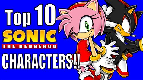 top 10 sonic the hedgehog characters nerdword entertainment youtube