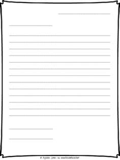 grade writing paper printable   images  long lined paper