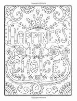 Coloring Pages Stress Relief Adults Adult Quotes Positive Inspirational Sayings Book Motivational Mindfulness Printable Quote Affirmations Books Sheets Cute Summer sketch template