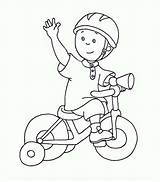 Coloring Pages Tricycle Ride Caillou Drawing Bicycle Kids Cycling Printable Outline Color Motorbike Cartoon Colouring Drawings Sheets Toddlers Sheet Preschool sketch template