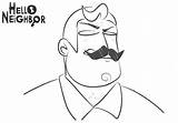 Hello Neighbor Coloring sketch template