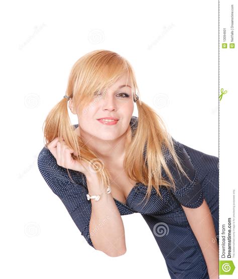 portrait of a fresh and lovely woman stock image image