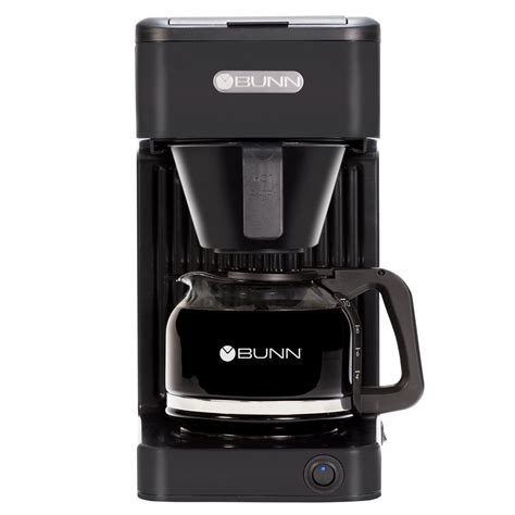 bunn coffee maker  cup speed brew black stainless steel drip  glass carafe ebay