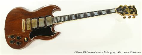 gibson sg custom natural mahogany  wwwfretcom