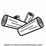 Logs Chimenea Troncos Ultracoloringpages Webstockreview sketch template