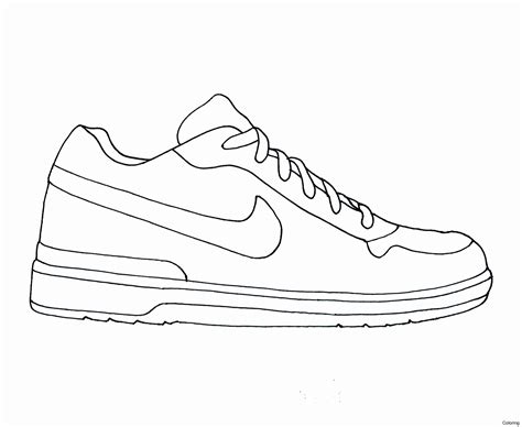coloring awesome nike shoes coloring page marinamool  coloring home