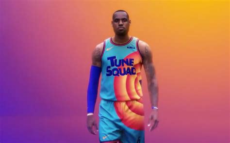 lebron james unveiled the new tune squad jersey for space jam 2