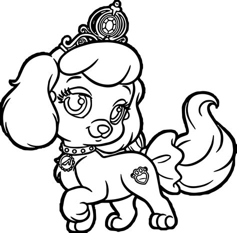 printable coloring pages  girls puppy