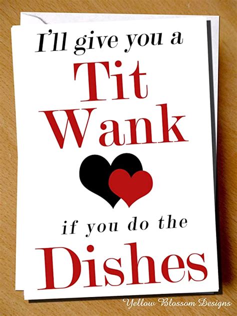 I Ll Give You A Tit Wank If You Do The Dishes Rude Cheeky Alternative