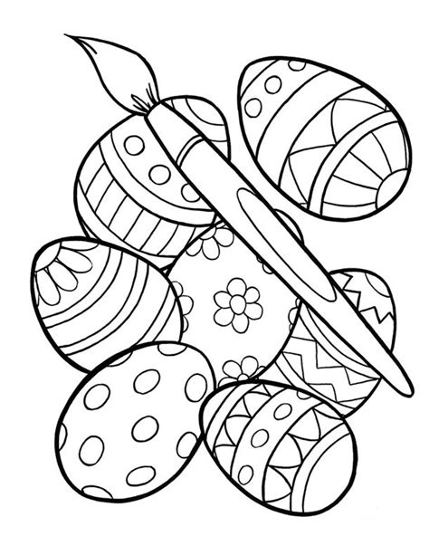 coloring pages  paint  easter egg