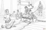 Interprets Nebuchadnezzar Ausmalbilder Nebukadnezar Traum Deutet Ausmalbild sketch template