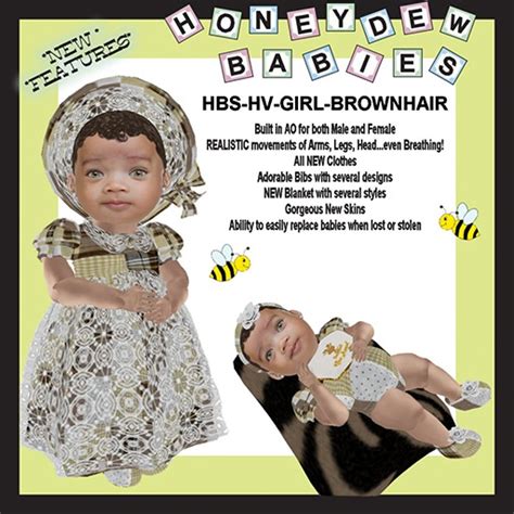 second life marketplace hbs hv girl brownhair