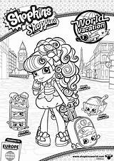 Shoppies Shopkins Coloring Pages Macy Macaron Shoppie Kids Getcolorings Shopkin Colorings Fun sketch template