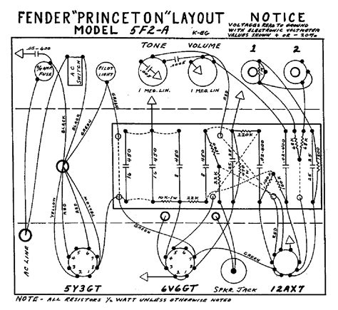 fender princeton fa layout service manual   schematics eeprom repair info