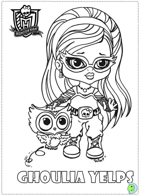 monster high coloring page dinokidsorg monster high coloring pages