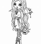 Gothic Coloring Pages Fairies Goth Getdrawings Anime Printable Adults Getcolorings Angel sketch template