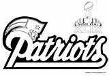 Coloring Patriots Pages Football Nfl Logo England Popular sketch template